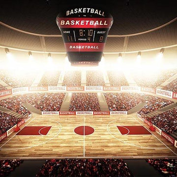 Basketball Backdrops Sport Backdrops Photography Background Stadium G-281 - iBACKDROP-Basketball Backdrops, Photography Background, Sport Backdrops